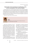 Opportunities for the development of small business in the northern municipalities of the Karelian Republic