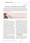 Outsourcing as a specific form of inter-firm cooperation