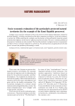 Socio-economic estimation of the particularly protected natural territories (by the example of the Komi Republic preserves)