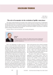 The role of economics in the evolution of public conscience