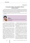 Demographic problems of the republic of Belarus and their solutions