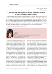 Challenges and opportunities of lifelong learning in the field of energy efficiency and new energy