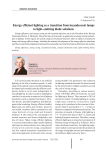 Energy efficient lighting as a transition from incandescent lamps to light-emitting diode solutions