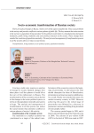 Socio-economic transformation of Russian society