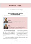 Basic provisions of Russia's innovation industrialization concept