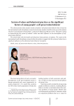 System of values and behavioral practices as the significant factors of young people's self-preservation behavior