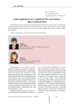 Youth employment as a condition of the social-labour sphere modernization