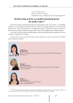 Health saving activity as a health-promoting factor: the gender aspect