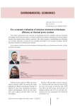 Eco-economic evaluation of emission treatment technologies efficiency at thermal power stations