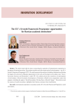 The EU's seventh framework programme: opportunities for Russian academic institutions