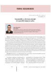Sustainability as the basic principle of responsible budgetary policy