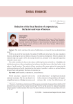 Reduction of the fiscal function of corporate tax: the factors and ways of increase