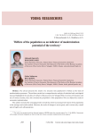Welfare of the population as an indicator of modernization potential of the territory