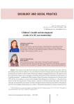 Children's health and development: results of a 20-year monitoring