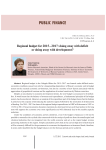 Regional budget for 2015-2017: doing away with deficit or doing away with development?