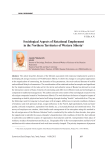 Sociological aspects of rotational employment in the northern territories of Western Siberia