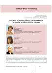 Accounting of multiplier effect as a required element in assessing the effects of social programs
