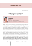 The phenomenon of social institution and its theoretical definition