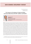 The strategy for development of small and medium entrepreneurship in Russia till 2030: ambitions and realities