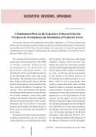 A fundamental work on the experience of research into the prospects for development and distribution of productive forces