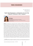 Supply chain management as a driving force for generating competitive advantage for dairy companies