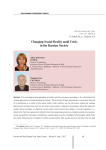 Changing social reality amid crisis in the Russian society