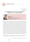 What capitalism does Russia need?: methodological guidelines of the “new industrialization”