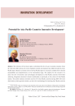 Potential for Asia-Pacific countries innovative development