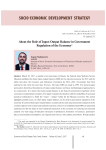 About the role of input-output balance in government regulation of the economy