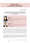 The phenomenon of unevenness of socio-economic development of cities and districts in the Murmansk oblast: specifics, trends, forecast, regulation