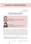 Inter-municipal cooperation as an institution of strategic development of territories