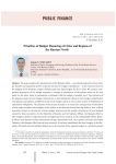 Priorities of budget financing of cities and regions of the Russian North