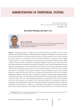 Territorial planning and Zipf's law