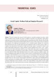 Social capital: problem field and empirical research