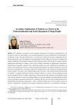 Secondary employment of students as a factor in the professionalization and social integration of young people