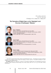 The formation of digital space at the municipal level: overview of settlements' websites