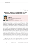 The potential for integration of the transport complex of the east of Russia into the international market of transport services