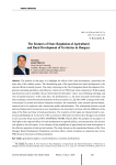 The features of state regulation of agricultural and rural development of territories in Hungary