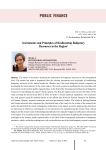 Instruments and principles of reallocating budgetary resources in the region