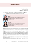 Low level and quality of life among economically active population: identification criteria and assessment of occurrence