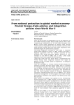 From national protection to global market economy Finnish foreign-trade policies and integration policies since World War II