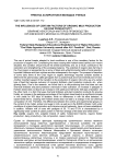 The influences of certain factors of organic milk production on cow productivity