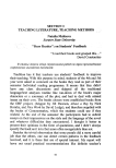 "Dear reader": on students' feedback