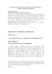 Our material for the commentary of Testing the echo