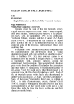 English literature at the end of the twentieth century