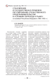 Становление и государственно-правовое регулирование отечественного предпринимательства в условиях перехода к рынку: на примере Республики Мордовия (1988-1992 гг.)