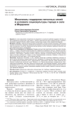 Механизмы поддержки неполных семей в условиях социокультуры города и села в Мордовии