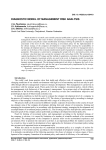 Diagnostic model of management risk analysis