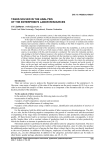 Tasks solved in the analysis of the enterprise's labor resources