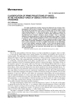 Classification of prime projections of knots in the thickened torus of genus 2 with at most 4 crossings